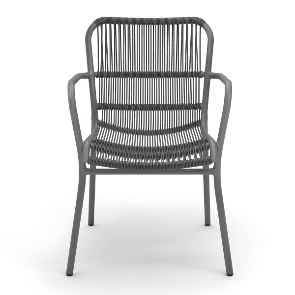 barths Gartenstuhl Ives 66 x 86 x 56 cm (B x H x T) 100 % Polyester anthrazit 2 St./Pack.