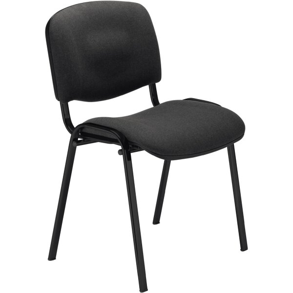NowyStyl Besucherstuhl ISO 110kg 100 % Polypropylen schwarz