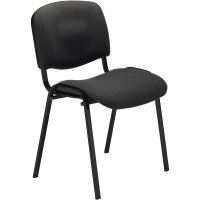 NowyStyl Besucherstuhl ISO 110kg 100 % Polypropylen schwarz