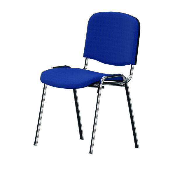 NowyStyl Besucherstuhl ISO 110kg 100 % Polypropylen blau