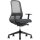 NowyStyl Bürodrehstuhl Souly 41-53cm Synchronmechanik Rolle universell (für Hart- und Teppichböden) Kunststoff schwarz