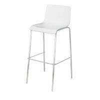 Paperflow Barhocker Harper 76cm Polypropylen weiß 2...