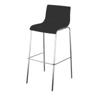 Paperflow Barhocker Harper 76cm Polypropylen schwarz 2...