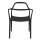 Paperflow Gartenstuhl Nova 57,5 x 77 x 53,5 cm (B x H x T) Polypropylen schwarz 2 St./Pack.