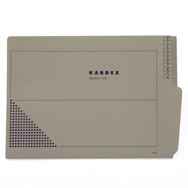 Remfile KARDEX 11-400, 320 g-m², Verpackungseinheit 100 Stück grau