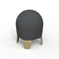 ALBA Sitzhocker Loona Farbe der Sitzfläche: grau