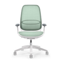 Sedus Bürodrehstuhl se:air 39-52cm Kinetic-Swing-Mechanik Rolle weich gebremst (für Hartboden) Kunststoff grün/weiß