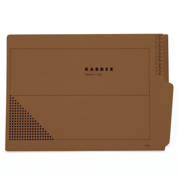 Remfile KARDEX 11-400, 320 g-m², Verpackungseinheit 100 Stück braun