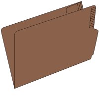 Remfile KARDEX 11-400, 320 g-m², Verpackungseinheit 100 Stück braun