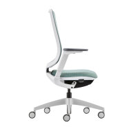 Sedus Bürodrehstuhl se:flex 40-52cm Synchronmechanik Rolle weich gebremst (für Hartboden) Kunststoff grün
