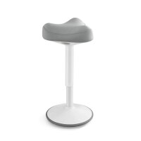 ALBA Sitz-Steh-Hocker 35,5cm Polyester grau