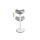ALBA Sitz-Steh-Hocker 35,5cm Polyester grau