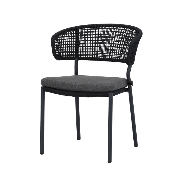 barths Gartenstuhl Spitz 59 x 82 x 66 cm (B x H x T) anthrazit 2 St./Pack.