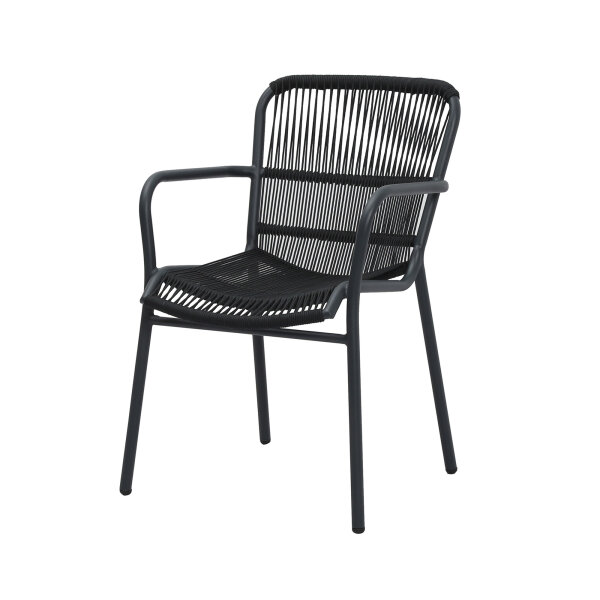 barths Gartenstuhl Fellow 66 x 86 x 56 cm (B x H x T) anthrazit 2 St./Pack.