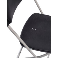 FEROS Klappstuhl Budget 45 x 80,5 x 45 cm (B x H x T) Kunststoff grau/schwarz 7 St./Pack.