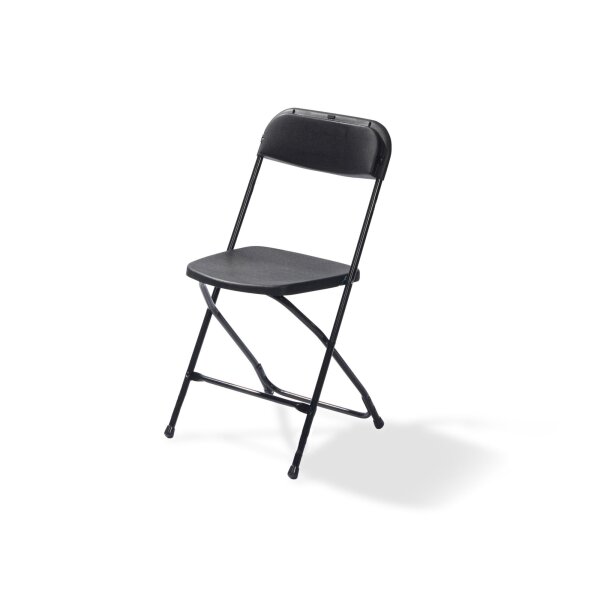 FEROS Klappstuhl Budget 45 x 80,5 x 45 cm (B x H x T) Kunststoff schwarz 7 St./Pack.