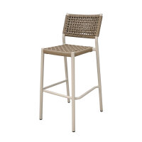 FEROS Barhocker Ember 74,5cm Polyethylen-Geflecht sand 4...