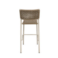 FEROS Barhocker Ember 74,5cm Polyethylen-Geflecht sand 4...