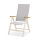 barths Klappstuhl Paros 62 x 110 x 67 cm (B x H x T) 100 % Ergotex sand 2 St./Pack.