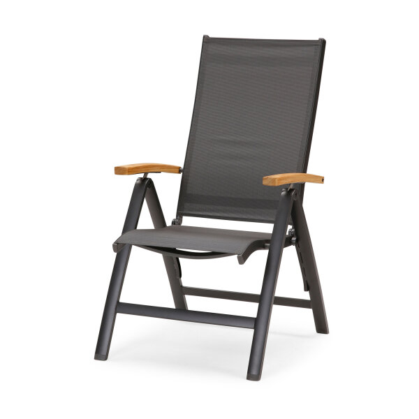barths Klappstuhl Paros 62 x 110 x 67 cm (B x H x T) 100 % Ergotex anthrazit 2 St./Pack.