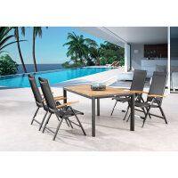 barths Klappstuhl Paros 62 x 110 x 67 cm (B x H x T) 100 % Ergotex anthrazit 2 St./Pack.