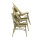 FEROS Stuhl Paris Innenbereich, Außenbereich 47 x 90 x 57 cm (B x H x T) Polyrattan weiß/schwarz 2 St./Pack.