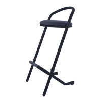 FEROS Barhocker Nesta 78cm Holz/Polyurethan schwarz 4...
