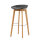 FEROS Barhocker Keeve 80cm 100 % Polyester dunkelgrau 4 St./Pack.