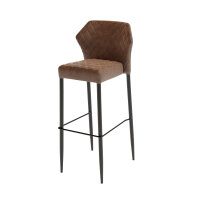FEROS Barhocker Louis 81cm Kunstleder cognac 2 St./Pack.