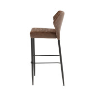 FEROS Barhocker Louis 81cm Kunstleder cognac 2 St./Pack.