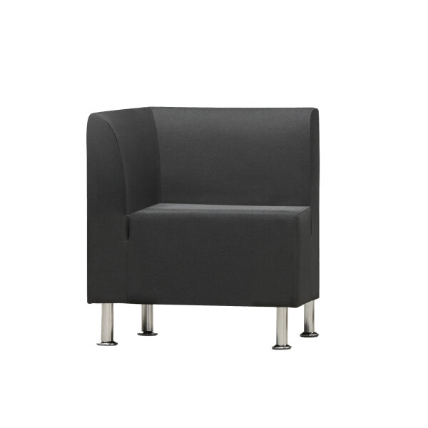rocada Besprechungszone Be Soft Sessel Ecke 760 x 660 x 660 mm (B x H x T) schwarz