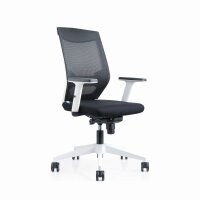 rocada Bürodrehstuhl 45-54cm Wippmechanik Rolle ungebremst (für Teppichboden) Kunststoff