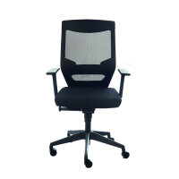 rocada Bürodrehstuhl 45-54cm Wippmechanik Rolle ungebremst (für Teppichboden) Kunststoff