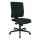TOPSTAR Bürodrehstuhl Lightstar 10 41-53cm Punktsynchronmechanik Rolle hart gebremst (für Teppichboden) optionales Zubehör: Armlehnen 7090CHR: T2, Rolle weich gebremmst (für Hartboden) 6990-3 Polyamid schwarz