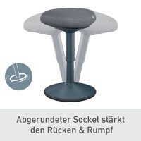 Leitz Sitzhocker Ergo Active Komfortsitz Farbe der...