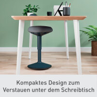 Leitz Sitzhocker Ergo Active Komfortsitz Farbe der Sitzfläche: dunkelgrau