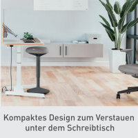 Leitz Sitz-Steh-Hocker Ergo Active 38cm dunkelgrau