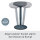 Leitz Sitz-Steh-Hocker Ergo Active 38cm dunkelgrau