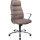 TOPSTAR Chefsessel Chairman 70 44-55cm Synchronmechanik mit Armlehnen Rolle hart gebremst (für Teppichboden) Stahl, verchromt hellbraun