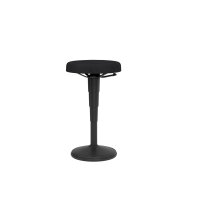 Hammerbacher Sitz-Steh-Hocker 41cm 100 % Polyester schwarz