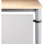 Hammerbacher Knieraumblende Schreibtisch HS16 1.420 x 400 x 19 mm (B x H x T) Holz, melaminbeschichtet silber