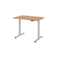 Hammerbacher Schreibtisch Maße: 1.200 x 630-1.270 x...