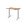 Hammerbacher Schreibtisch Maße: 1.200 x 630-1.270 x 800 mm (B x H x T) Holz nussbaum