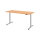 Hammerbacher Schreibtisch Maße: 1.800 x 630-1.270 x 800 mm (B x H x T) Holz buche