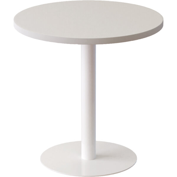 easyDesk® Beistelltisch 600 x 600 mm (Ø x H) weiß