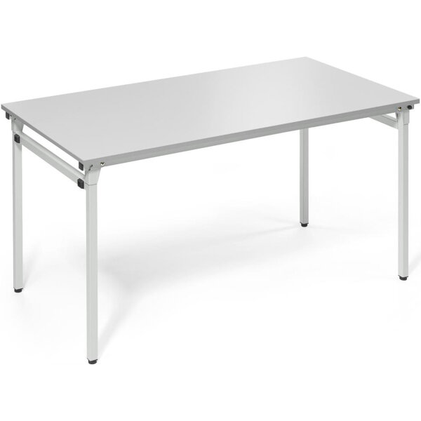 Konferenztisch 1.400 x 720 x 700 mm (B x H x T) 3-Schicht-Spanplatte lichtgrau