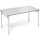 Konferenztisch 1.400 x 720 x 700 mm (B x H x T) 3-Schicht-Spanplatte lichtgrau