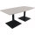 Konferenztisch communication 1.800 x 720 x 800/900 mm (B x H x T) Holz Farbe der Tischplatte: lichtgrau
