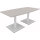 Konferenztisch communication 1.800 x 720 x 800/900 mm (B x H x T) Holz Farbe der Tischplatte: lichtgrau