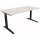 Schreibtisch all in one Maße: 1.600 x 650-850 x 800 mm (B x H x T) Holz diamantweiß